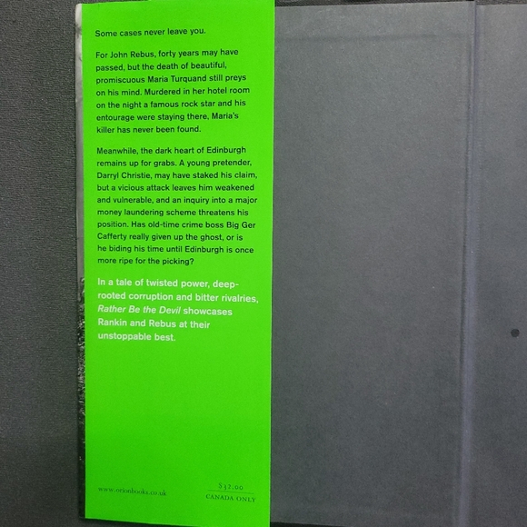 Ian Rankin Hardback Set Rather Be The Devil & Saints Of The Shadow Bible - Picture 4 of 5